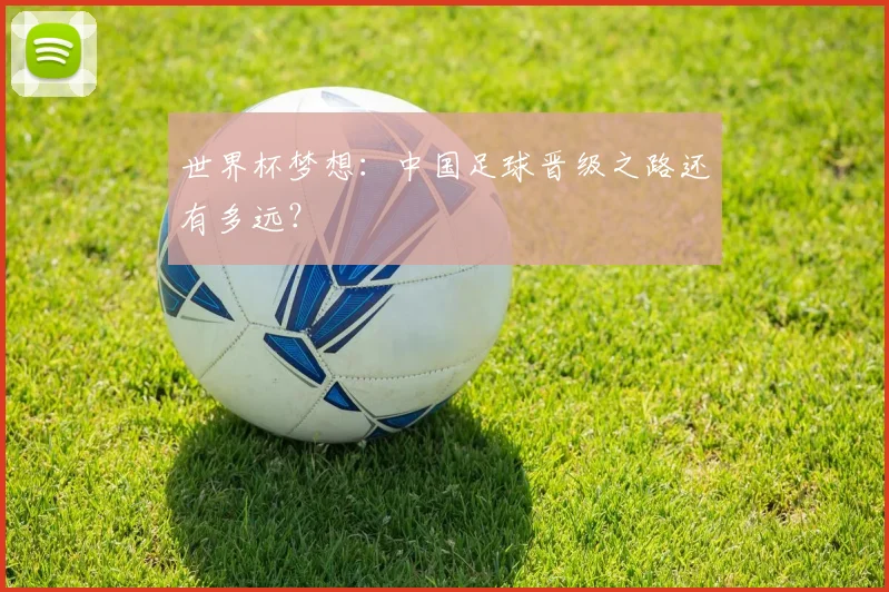 世界杯梦想：中国足球晋级之路还有多远？