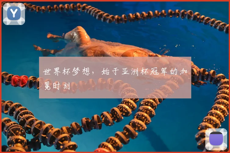 世界杯梦想，始于亚洲杯冠军的加冕时刻